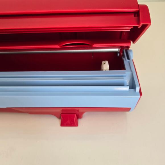 Vintage Wrap Master Foil Paper Plastic Wrap Dispensers Set Of 3 Red Model 1500 - Picture 15 of 16